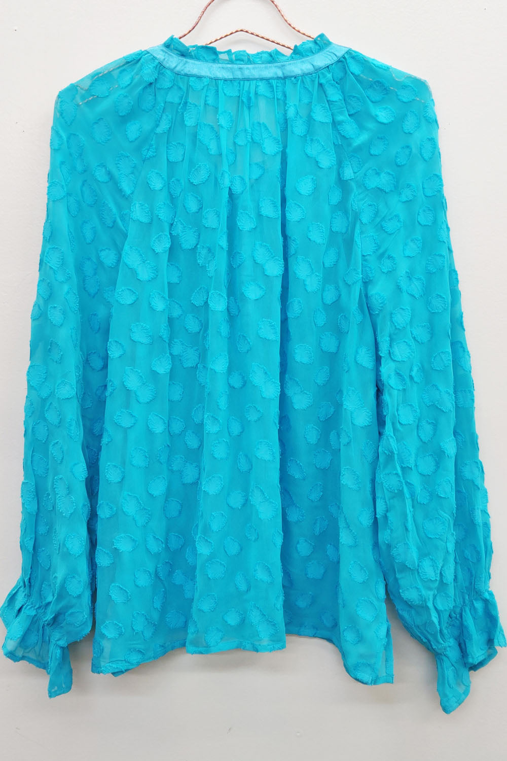 Vibrant Turquoise Maven Blouse by Arrata