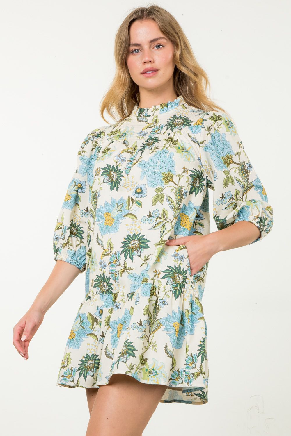 Garden Party Floral Mini Dress