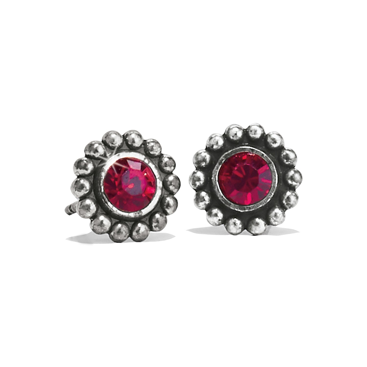 Twinkle Mini Post  Earrings/Garnet