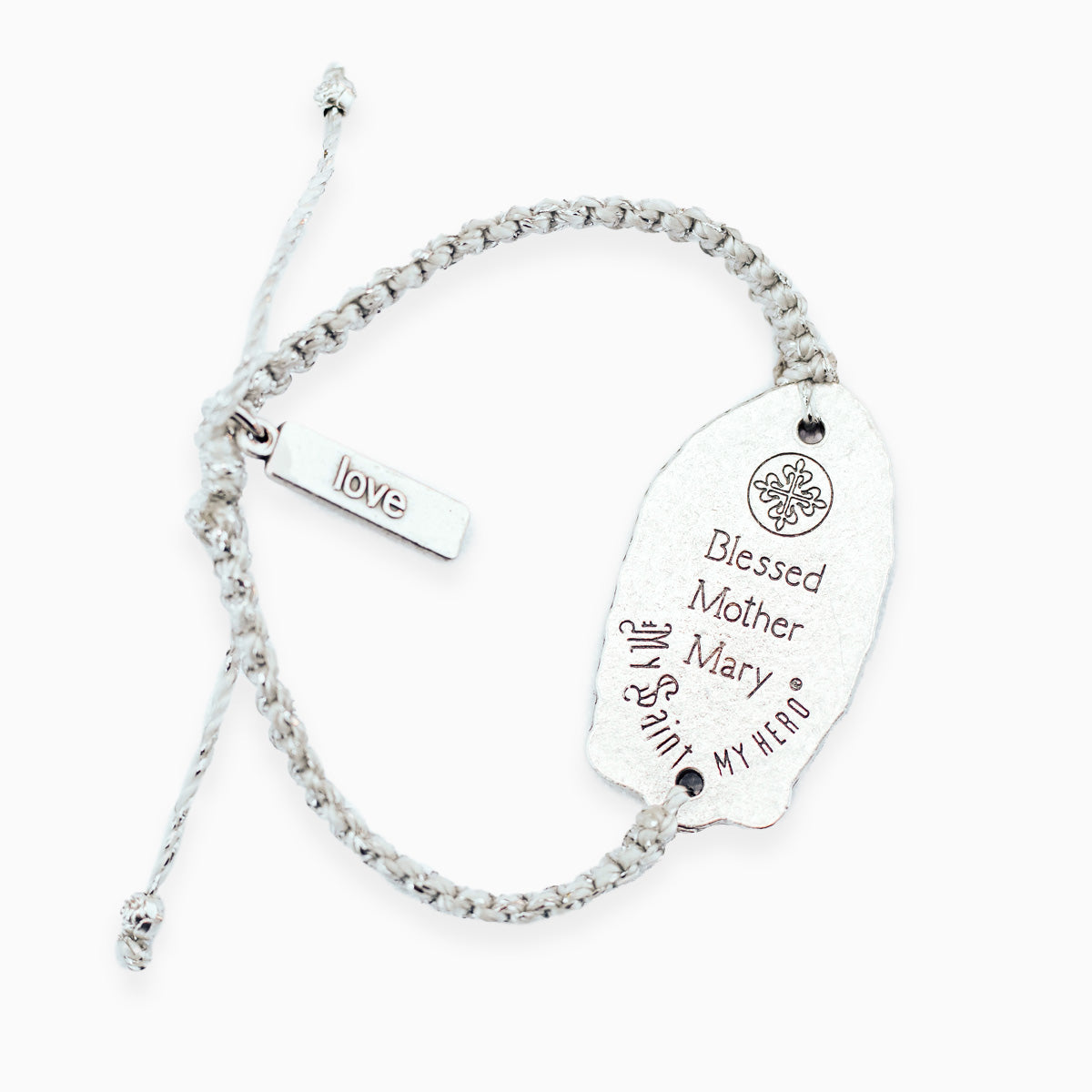 Motherly Love Metallic Silver Bracelet