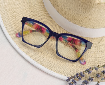 Maisie Blue/Ikat - Peepers Reading Glasses