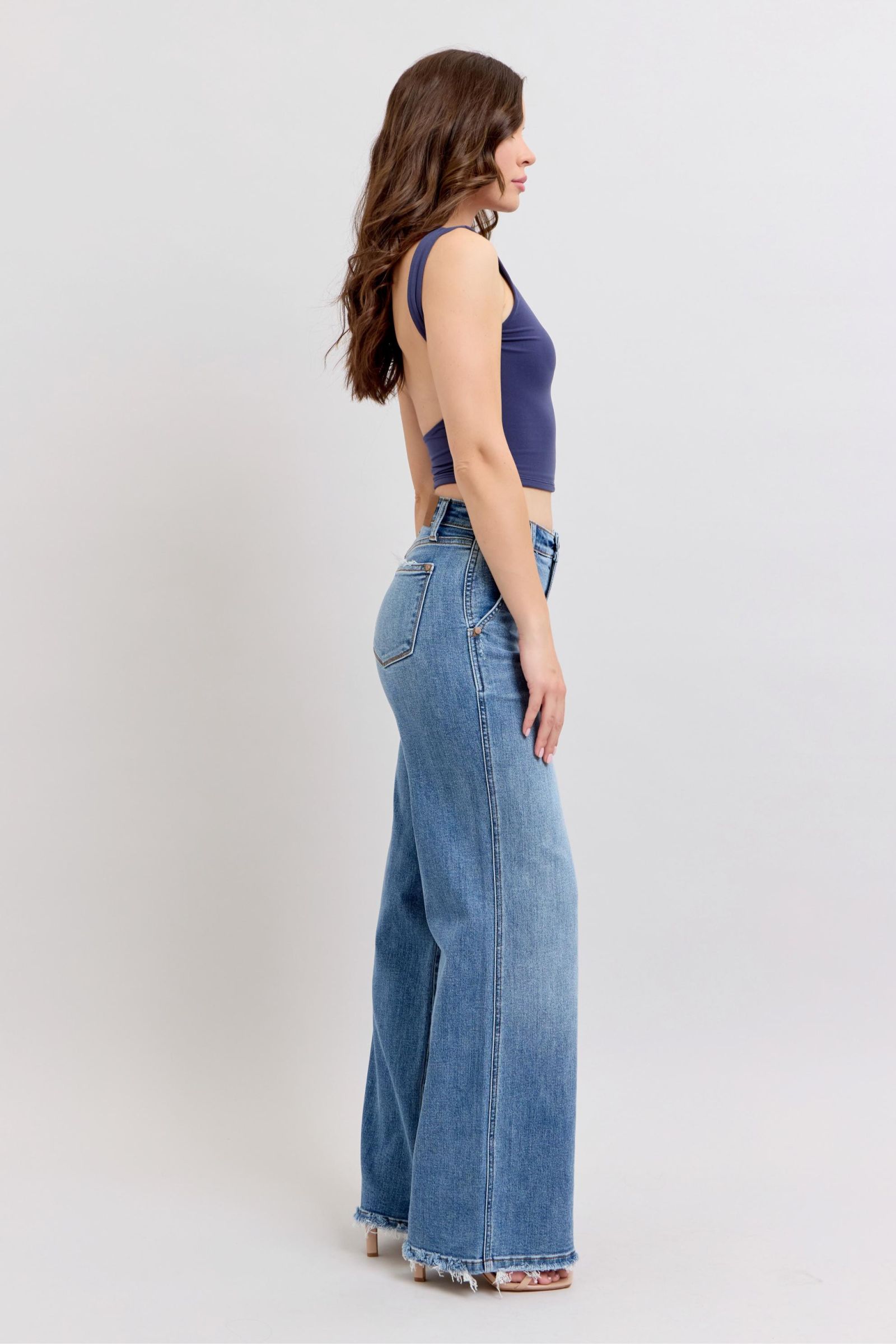 Judy Blue High Waist Retro Wide Fit