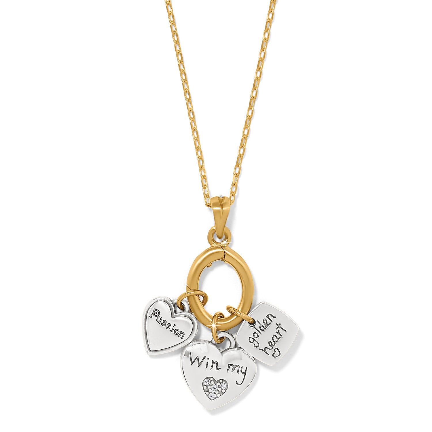 One Heart Charm Necklace