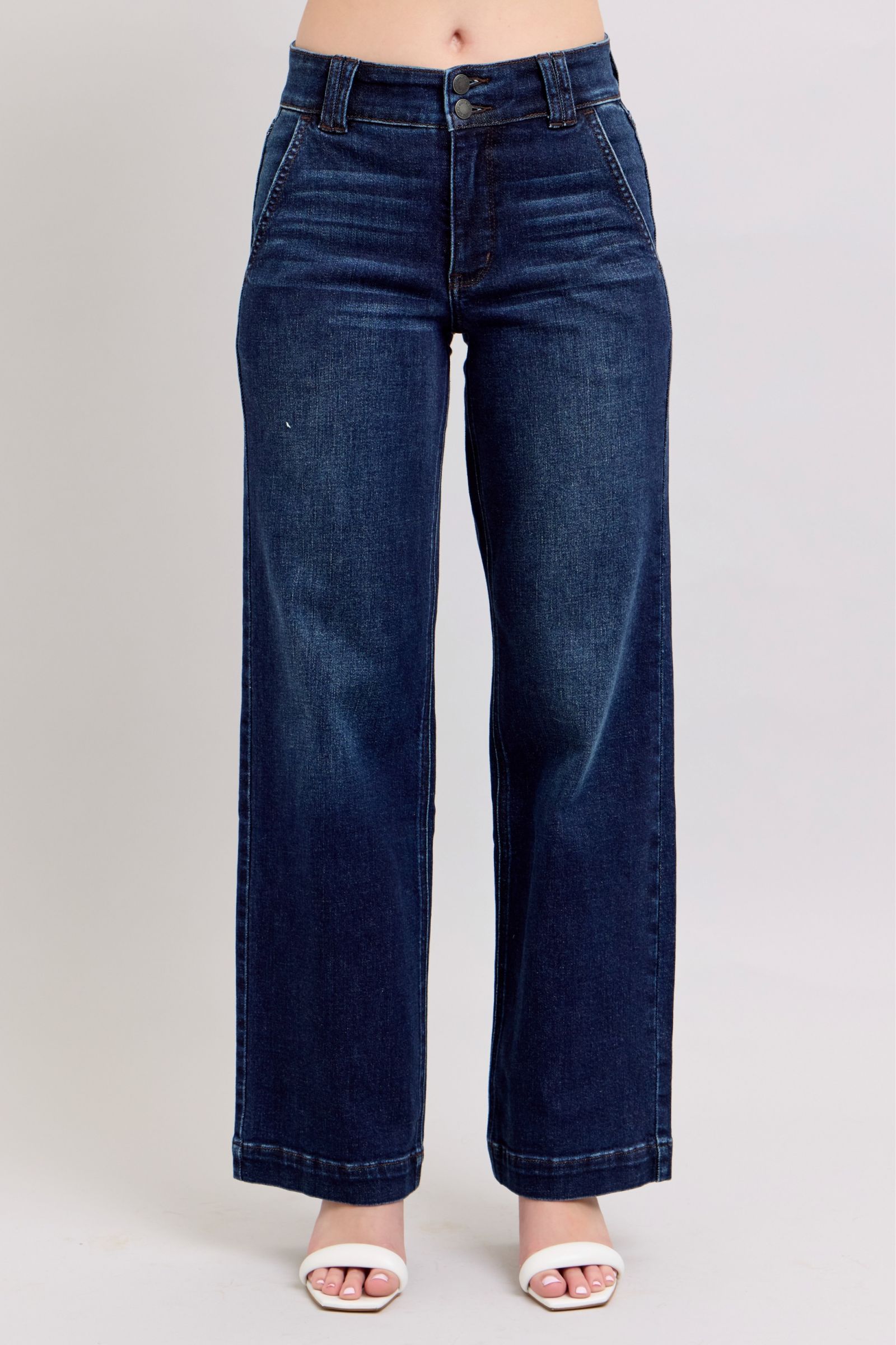 Judy Blue High Waisted Wide Leg Jean