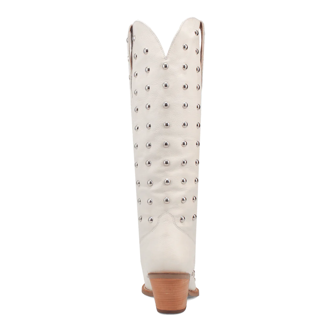 Broadway Bunny White Leather Boot by Dingo