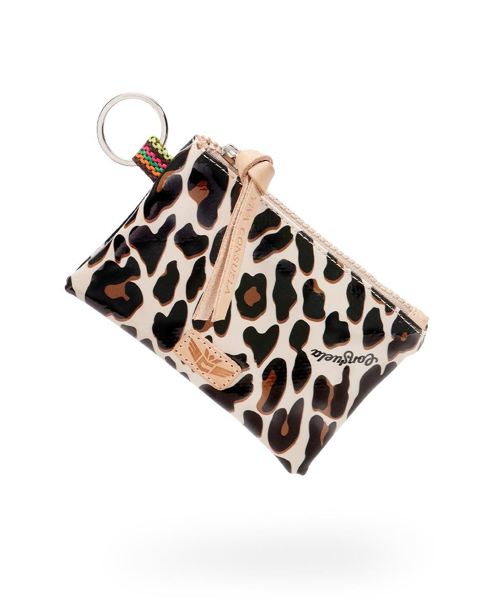 Mona Brown Leopard Teeny Pouch