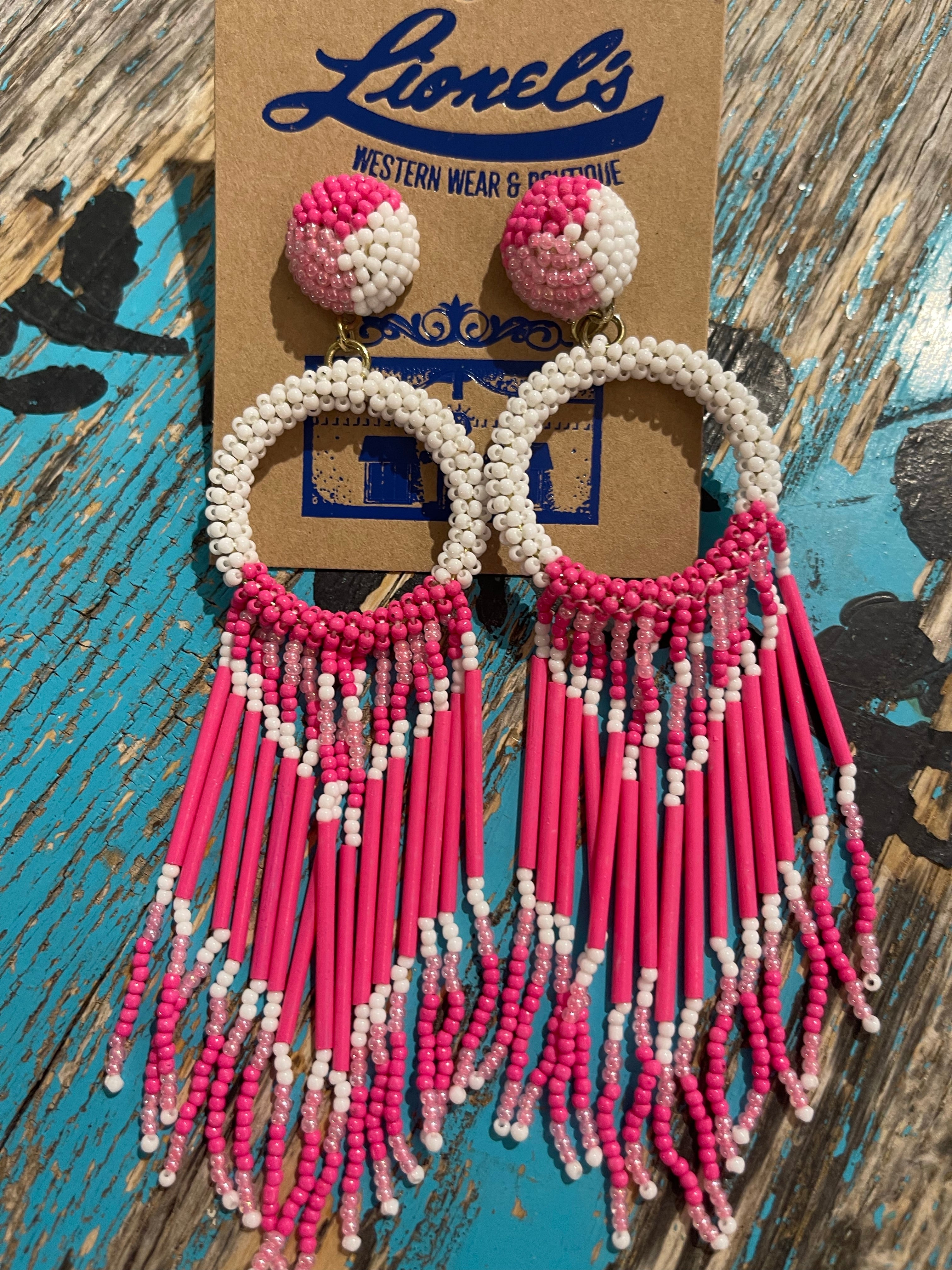 Western beaded clearance earrings