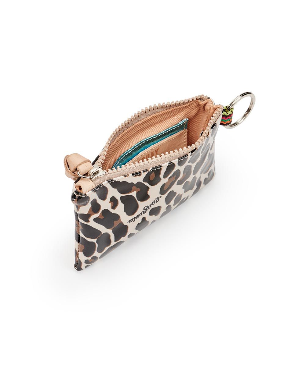 Mona Brown Leopard Teeny Pouch